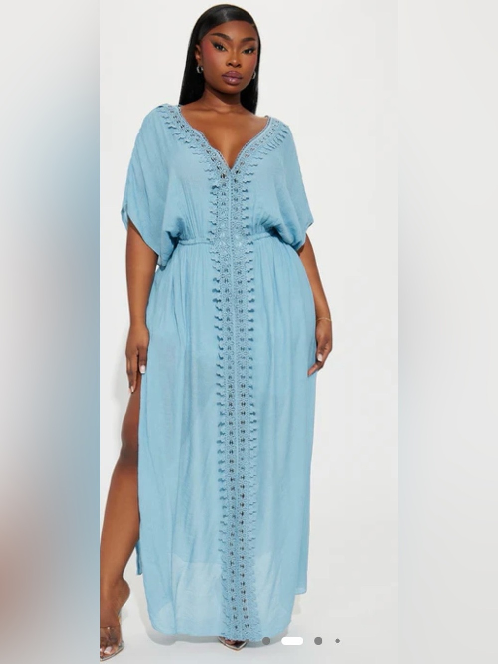 Fashion Nova “Skylar Kaftan” Maxi Dress - Picture 1 of 11